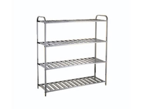 YLQG067 stainless steel ladder type four-layer storage rack