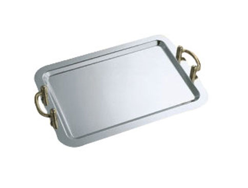 YLQH104 stainless steel square mirror basin with ear