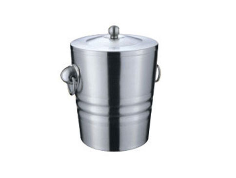 YLQH149 (inclined)stainless steel double-layer ice particle barrel