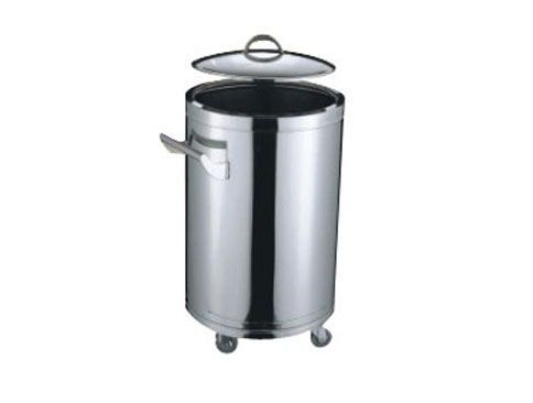 YLQP032 stainless steel (mobile) garbage can