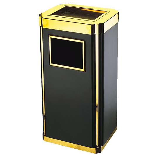 YLDF109 black plastic garbage bin