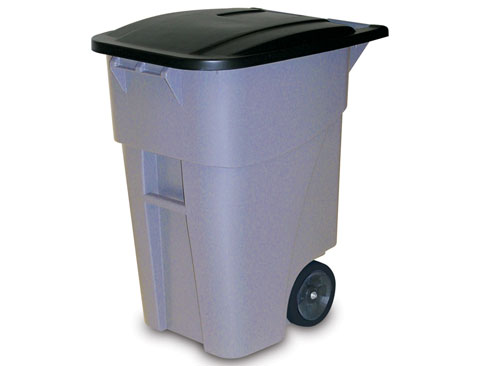 YLAE125 Rubbermaid trash can push