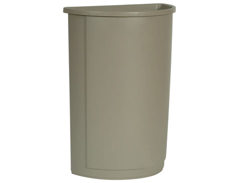 YLAE177 Rubbermaid trash semicircular